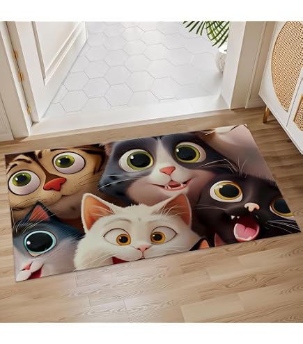 Amazon.com: Zeleda Cat Indoor Door Mat, Non-Woven Fabric Door Mat